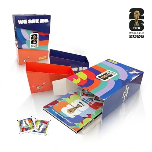 Box Mundial — Álbum Capa Dura + 50 Envelopes FIFA WORLD CUP 2026™